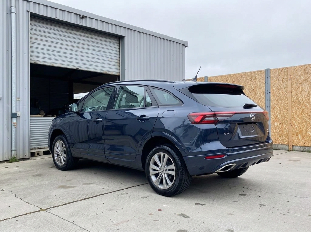 Detailing — new electric SUV after valeting