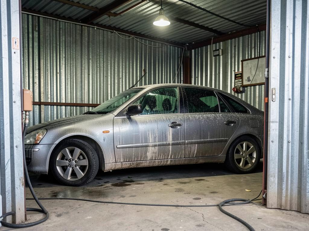 Detailing — executive saloon before valeting